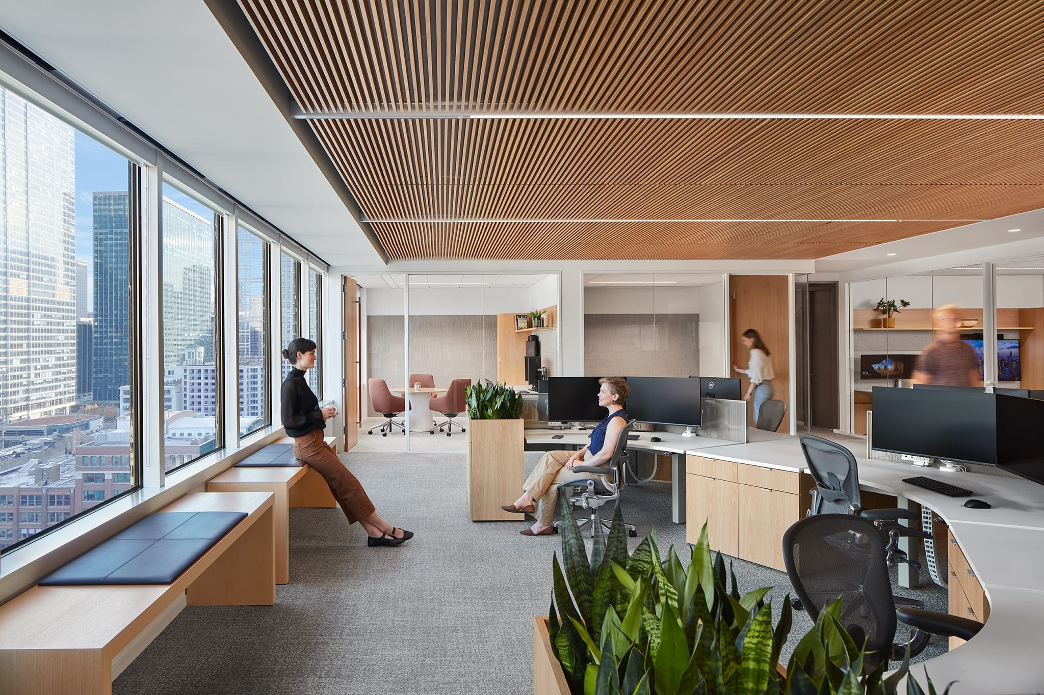 Professional office refurbishment and construction services by Thornton Building Management in North London